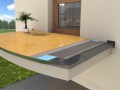 Okapnik balkonowy łukowy PK 95 flex - posadzka żywiczna, Epdm, papa (1szt-2mb) - zdjęcie 3