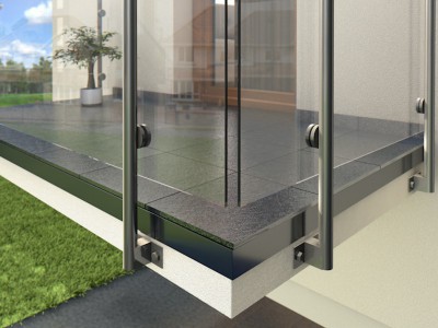 Profile balkonowe okapnikowe balkony prostokątne